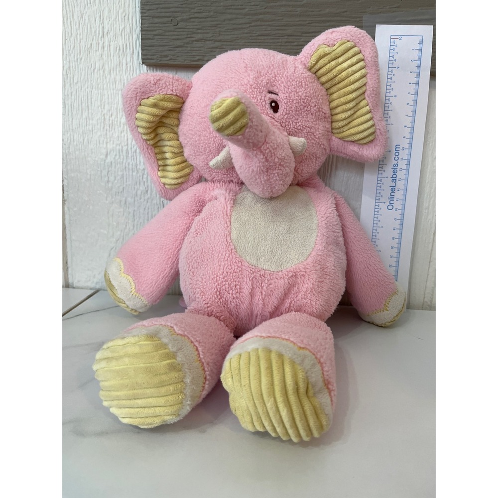 Animal Adventure Pink Plush Elephant Stuffed Animal‎ Toy 2013